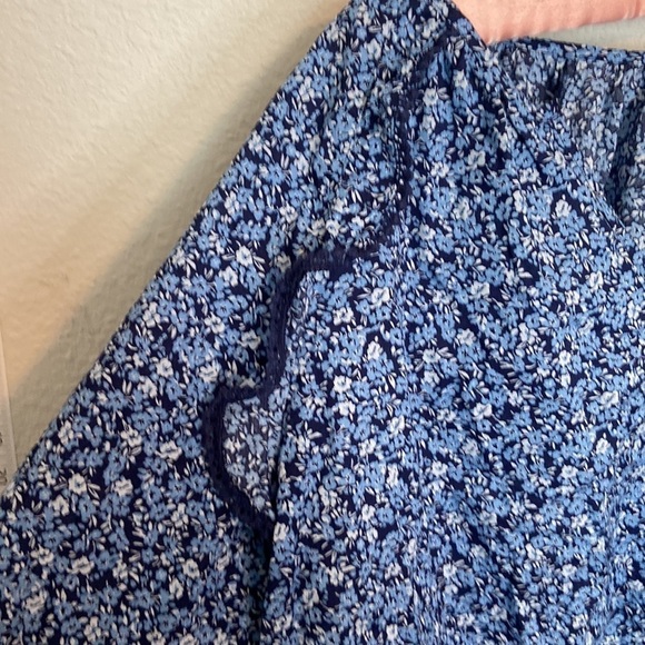 J crew Printed ruffle-trim peasant top - Picture 4 of 6